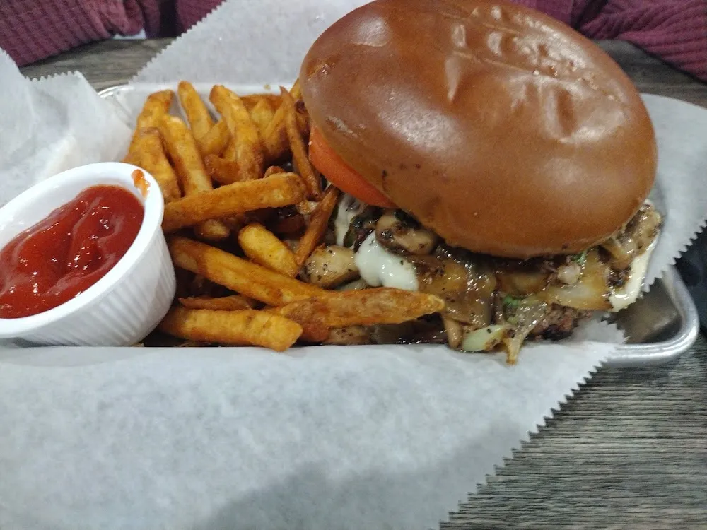 Burger and Fries